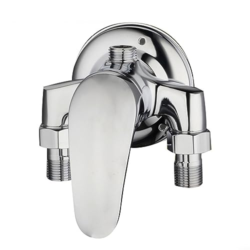 Robinets mélangeurs de douche universels avec valve chromée durable, robinet de douche mural, robinet de douche manuel
