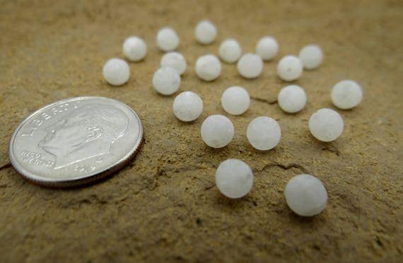 Perles pierre de lune arc-en-ciel 5mm LKBEADS pour bracelets de yoga matte