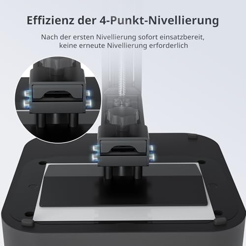 ANYCUBIC Photon Mono 4 10K Resin 3D Drucker, mit 7-Zoll-Monochrom-LCD-Bildschirm, Druckgeschwindigkeit 70 mm/h(High Speed Resin), LighTurbo Matrixlichtquelle, Druckgröße 153,4x87x165mm
