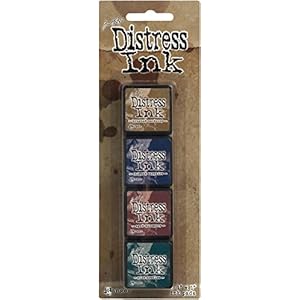 Ranger Distress Mini Inkt s-Kit 12, veelkleurig, 70 x 23 mm