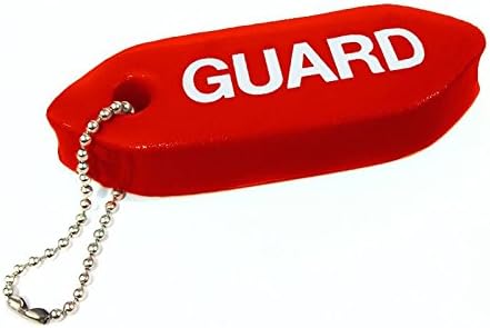 Lifeguard Master Mini Rescue Tube Key Chain (Color: Red)