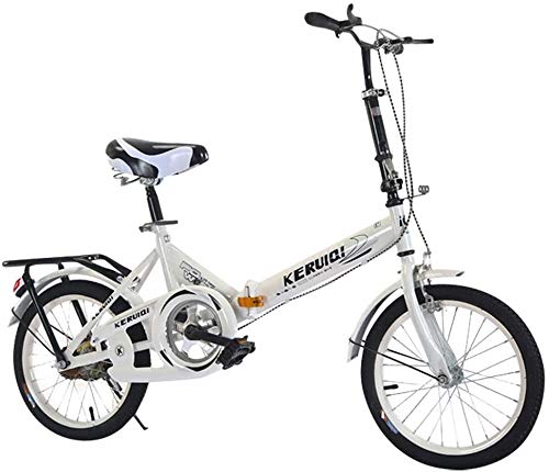 HFFFHA 20 Pulgadas Mini Bicicleta Plegable portátil Pequeño Adultos de la Bicicleta...