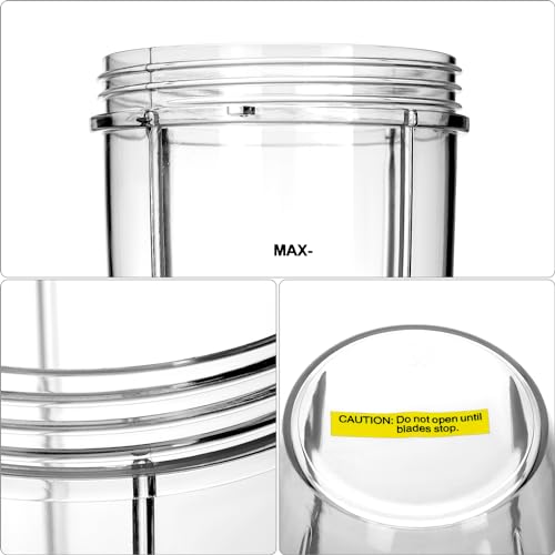 Vaso reemplazo plástico 24oz para licuadora, 2 unidades miniatura 5