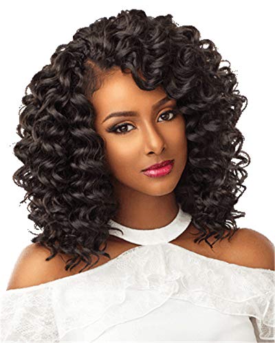 8 packs 8 inch Ocean Wave Crochet Braids Synthetic Crochet Hair Extensions(8", 4#)