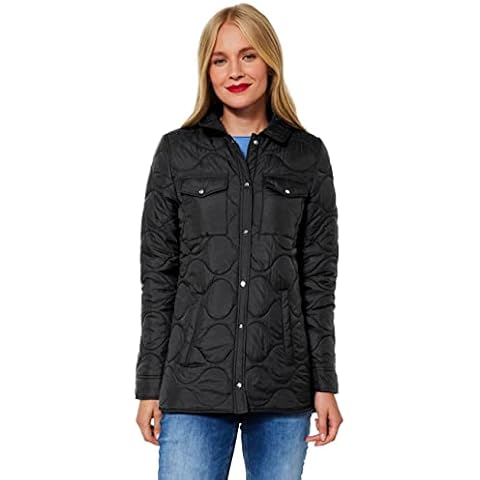 Street One Women's A211617 Lightweight Quilted Jacket, Black, 12 Cover