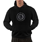 Bitcoin Symbol - Sudadera con capucha y bolsillos para hombre