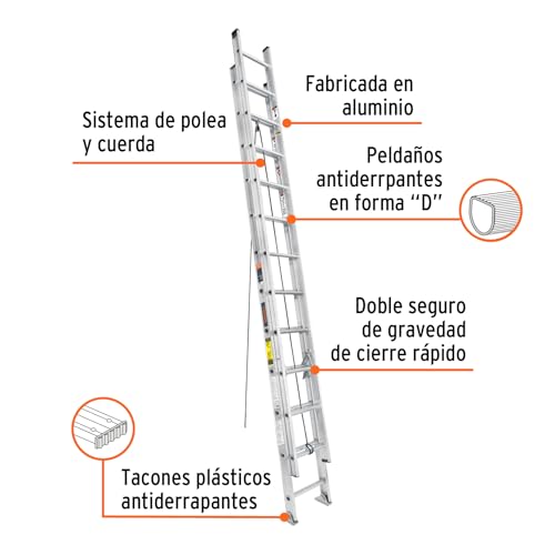 Escalera de extensión 6 metros 9 Imagen adicional