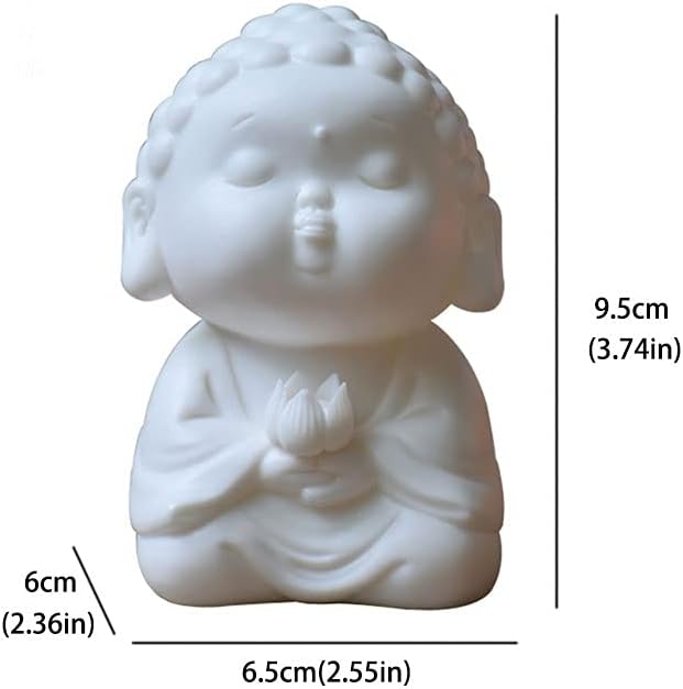 Incense Holder Incense Burner Ceramic Incense Burner Incense Stick Sandalwood Incense Burner Household Retro Buddha Incense Burner Decorative Ornaments (White) Incense Burner