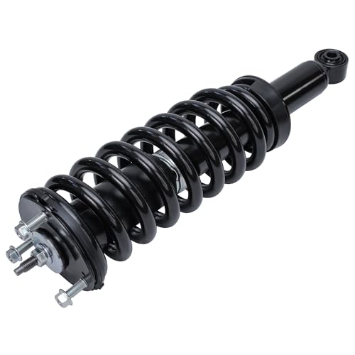 Image of Detroit Axle - 2 Front Struts for 2000-2006 Toyota Tundra Complete Struts with Coil Spring 2001 2002 2003 2004 2005 Replacement Suspension Strut Shock Assembly