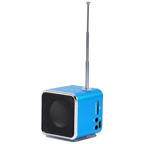 Fosa Digital Portable Mini Speaker Music Mp3/4 Player/Tf Usb Disk Speaker Fm Radio For Outdoors & Indoors: Home, Dorm Room, Kitchen, Bathroom, Car, Parties, Travel, Sports, Ect(Blue) #TOP6