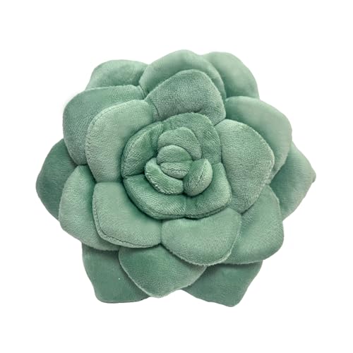 ZerzSemp Plant-Inspired Pillow - Hand-Stitched Plush Decorative Throw Pillow 3D Flower Plant Cushion Plush Pillows for Bedroom Living Room and Home Decoration 25cm/9.8in