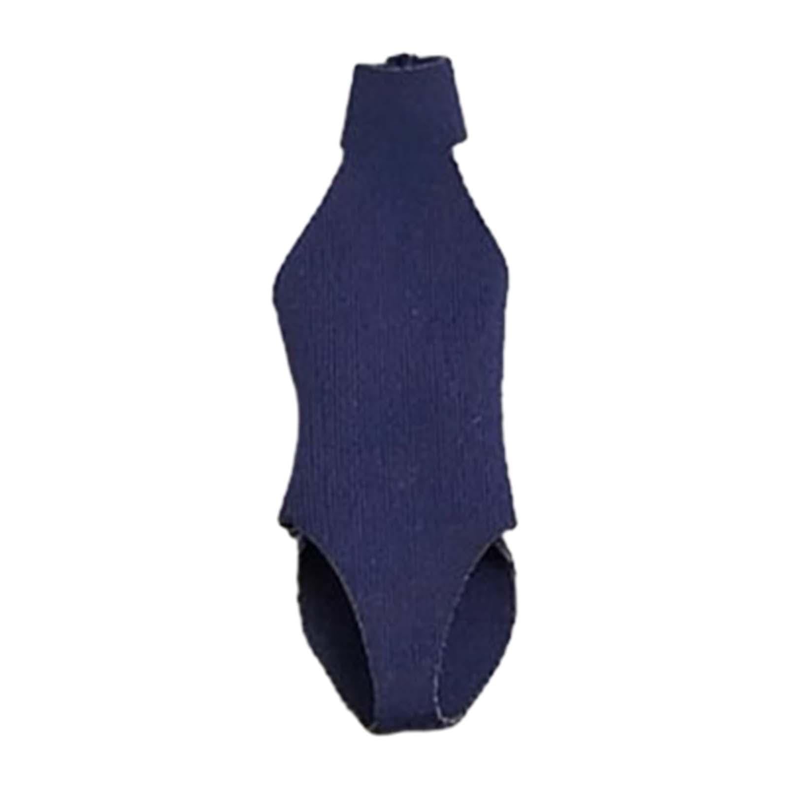 RCULWPLP Miniature Figure Swimsuit 1/12 Scale Action Figure Clothes Swimsuit Collectibles Bodysuit Figure Body Accessories Made of Quality Cloth Suitable for F, Blue