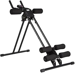 Ultrasport Ultra 150 Power AB trenażer mięśni brzucha, z nakładką na kolana, składane urządzenie fitness z komputerem treningowym, 4-stopniowa regulacja, ukierunkowany trening mięśni