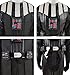 Howenlthy Darth Cosplay Costume Suit Deluxe Lord Vader Uniform Jumpsuit Cloak Full Set Halloween Party Outfit (Black, X-Large)