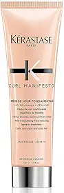 Kérastase Leave-in Curl Manifesto Leave-in Crème De Jour Fondamentale, Cabelos cacheados ou crespos, Definição de cachos, Mel de Manuka, Glicerina, Ceramidas, 150 ml