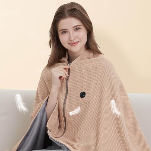 Chauffage électrique portable avec 3 modes de chaleur et texture extrêmement douce - 6