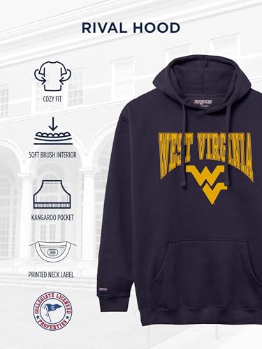 Image of JanSport NCAA Officially Licensed Rival Hoodie, Long Sleeve Unisex Sweatshirt, Cotton-Polyester Blend, Double-Layered Hood