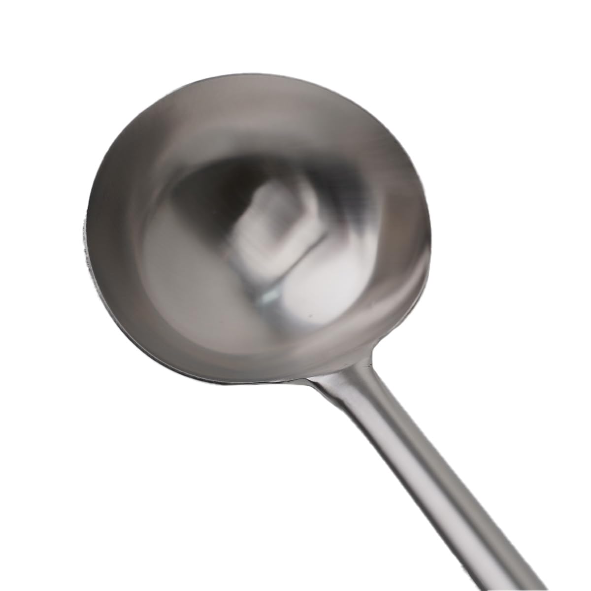 SANTOS Set wok 2 pezzi in acciaio inox – spatola wok e mestolo con manico in legno – perfetto per piatti asiatici – lunghezza circa 45 – 46 cm – robusto e durevole