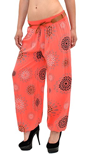 ESRA Pantalon Sarouel pour Femme Pantalon Pump Femme Pantalons Harem pour Dames Pantalon de Yoga S12 Cover