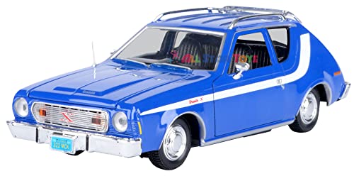 Motormax 1974 AMC Gremlin X 1:24 Diecast Modelo Azul miniatura 2