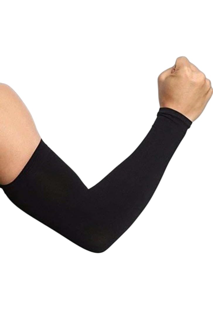 Professional Sports Compression Arm Sleeves for Men and Women UV Sun Protection Moisture Wicking Cooling Fabric for Cricket Cycling Running Basketball Outdoor Activities-image-4