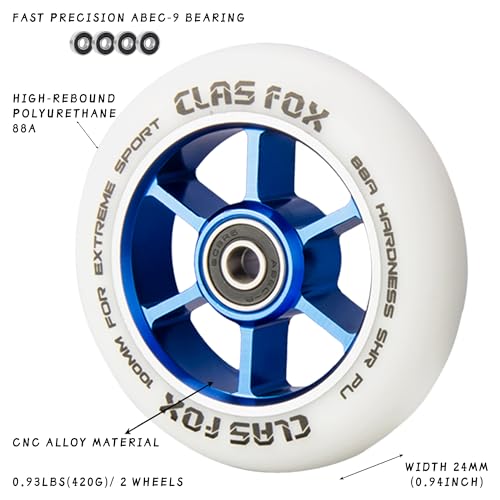 CLAS FOX 100mm Pro Stunt Wheels