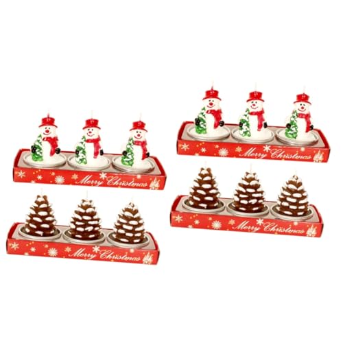 Goodies Noël bougie de fête faite main à offrir à vos invités