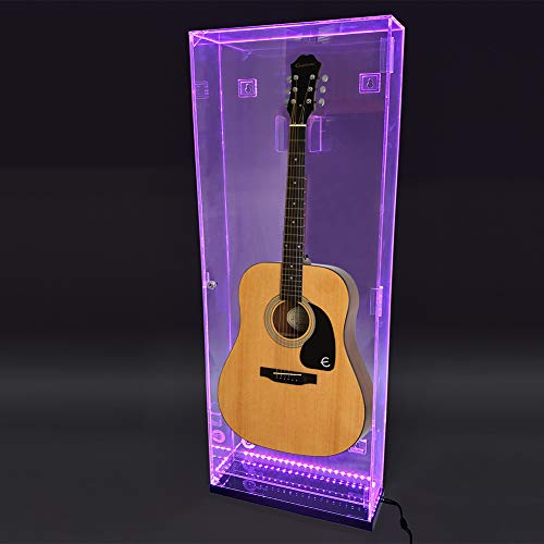 OnDisplay Deluxe Acrylic Guitar Display Case with Lights