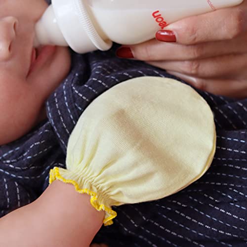 Rative Newborn Baby Cotton Gloves Sleep Sleeping No Scratch Mitten Mittens Mitts Set For 0-3 0-6 Months Boy Boys Girl Girls (12 Pairs/Assorted) #TOP3