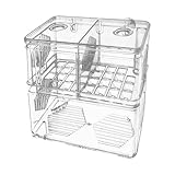 Fzaqwen Aquarium Fischzuchtbox, Fischisolationsbox, Acryl Zubehör, Hälterungsbecken, Brutkasten, Trennvorrichtung für Fische