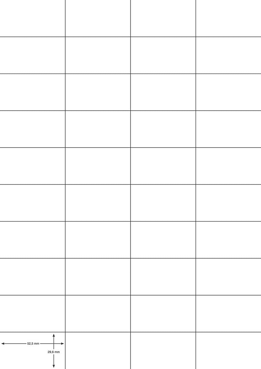 Q-Connect KF00574 Labels White