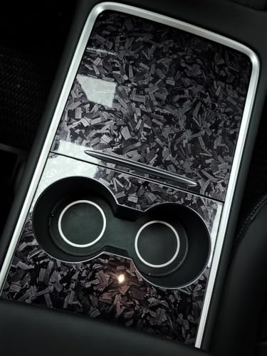 Image of LZLRUN Gloss Silver Forged Carbon Fiber Car Vinyl Wrap Film 3ft x 10ft | Gloss forged carbon fiber texture, With install tools, Air release, DIY Decal Car Auto Vehicle Morotcycle Self Adhesive