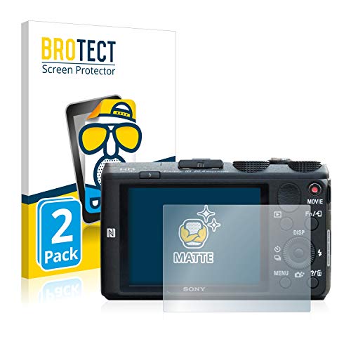 BROTECT Protector Pantalla Anti-Reflejos Compatible con Sony Cyber-Shot DSC-HX60 (2 Unidades) Pelicula...