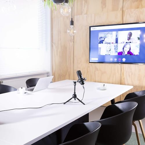 Vonyx CM300B Micrófono de Condensador para Estudio USB, con Soporte de Mesa Plegable, Soporte Antigolpes, Anti-Pop, Microfono Streaming, para Podcast, Gaming, Vlogs, Color Negro - imagen 7