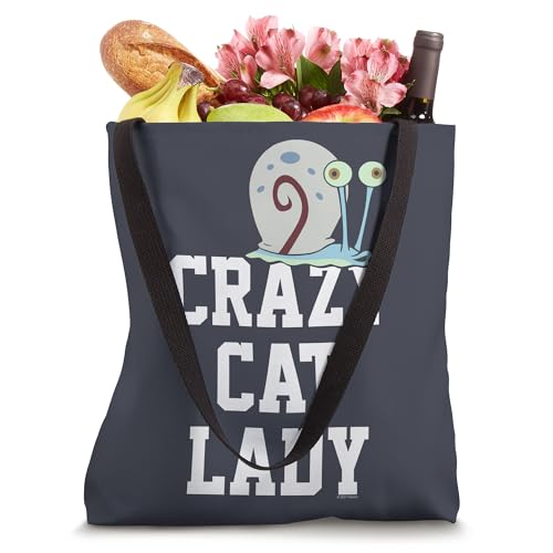 Bolso tipo tote SpongeBob SquarePants Gary Crazy Cat Lady miniatura 4