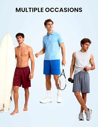 Shorts athlétiques homme pour course décontractée et running