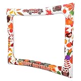 Solución de almacenamiento compacta: desinfle el marco de fotos inflable después de usarlo para un almacenamiento conveniente, lo que lo hace ideal para decoraciones inflables del día de acción de gracias y decoraciones de fiesta de otoño, accesorios de marco de fotos, decoración inflable del día de acción de gracias