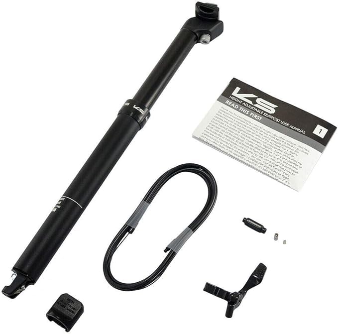 Kind Shock KS ETEN-I Road Version 30.9x440mm Remote Dropper Seatpost Travel 125mm, VH1994-N, Black