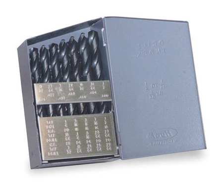 Jobber Drill Set, 29 PC, HSS, TiN, 118 Deg