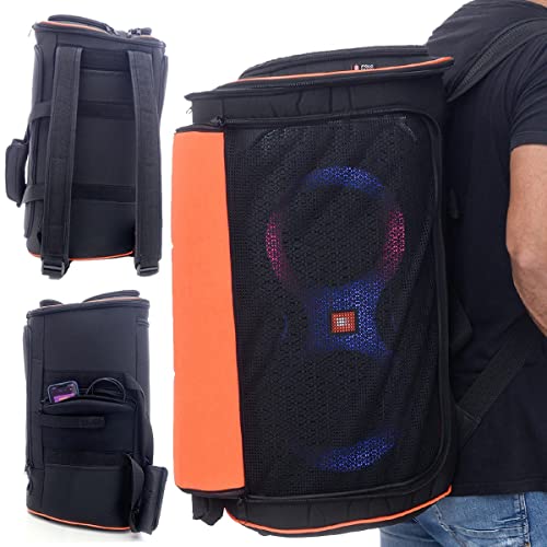 Bolsa Case Bag Mochila Polo Culture Compatível com Jbl Partybox 110 Abertura Frontal Completa Premium