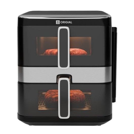 Origial Fryfit Tower Freidora de Aire 12L WiFi 2800W - Doble Cesto Independiente para Cocinar Sin Mezclar Sabores - Tecnología Fry Force 360° Control Remoto
