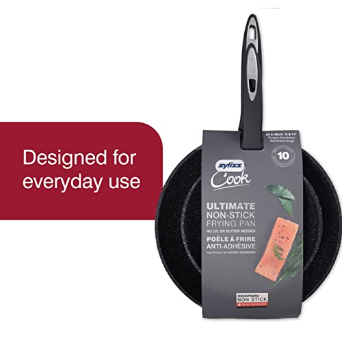 Zyliss Cookware 8" And 11" Nonstick Fry Pan Set - Oven, Dishwasher, Induction And Metal Utensil Safe Cooking - Heavy Duty Forged Aluminum With Sturdy Riveted Handle (2 Piece Set) #TOP1