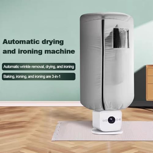 Automatischer Heißlufttrockner, 1000 W aufblasbare Bügelmaschine für schnelle Faltenentfernung, Dampfgarer für Hemden, Hosen und Schuhe, perfekt für Zuhause und Büro