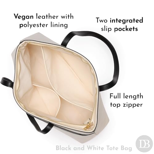 Deseret Book Temple Tote Black/White