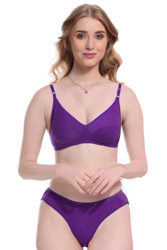 Image of Women Non paddad Reguler Bra Panty Lingerie Set for Women