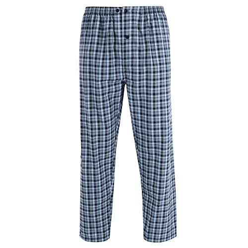 Hanes mens Men's Woven Plain-weave Pajama Set3