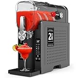 Rellytech Slushie Machine for Home – 70oz Frozen Drink Maker with 6 Presets, No Ice Needed, 360° Mixing, One-Touch Self-Cleaning, Ice Cream & Smoothie Machine for Margaritas, Frappés, Cocktails & More