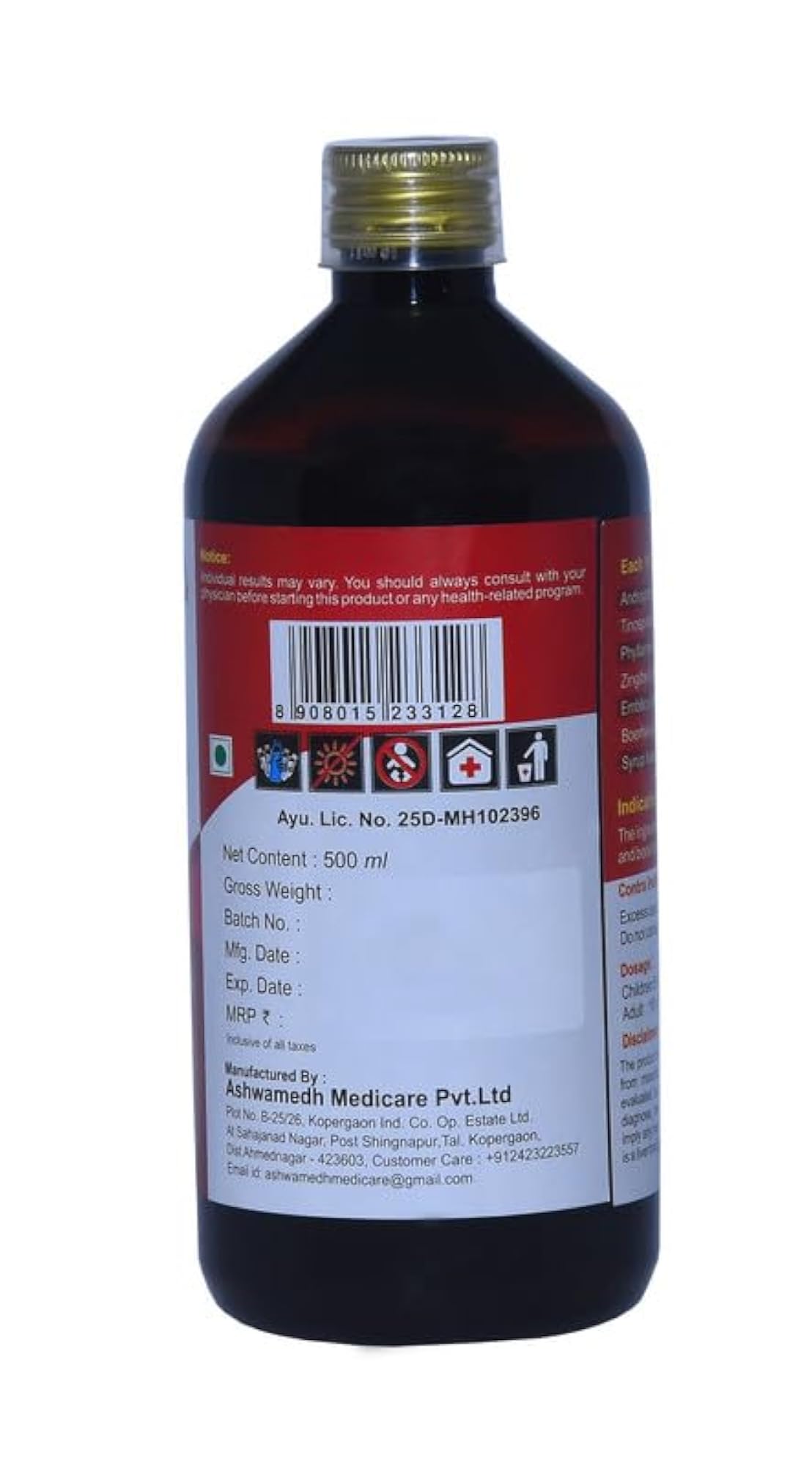 Ashwamedh Ashwalive: Ayurvedic Polyherbal Solution - 200ml