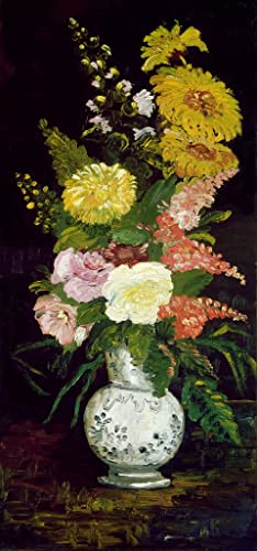 Peinture Vase de Fleurs Van Gogh Poster pour une Ambiance Chaleureuse au Salon