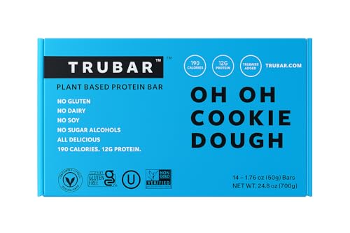 Barra de proteína vegana TRUBAR Oh Oh Cookie Dough 14 unidades miniatura 1